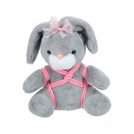 SHOTS BUNNY SHIBARI STUFFY GREY