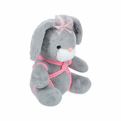 SHOTS BUNNY SHIBARI STUFFY GREY