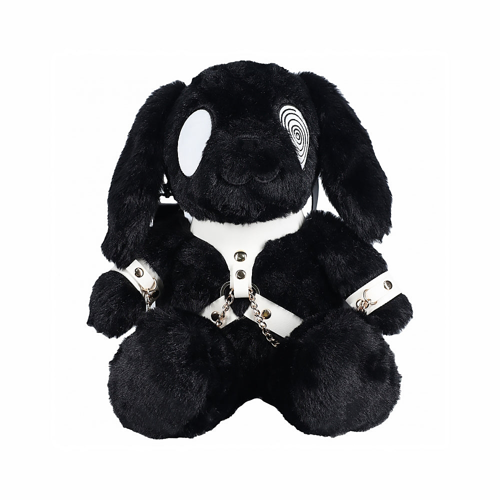 SHOTS BUNNY BACKPACK CIRCLE EYE LARGE BLACK