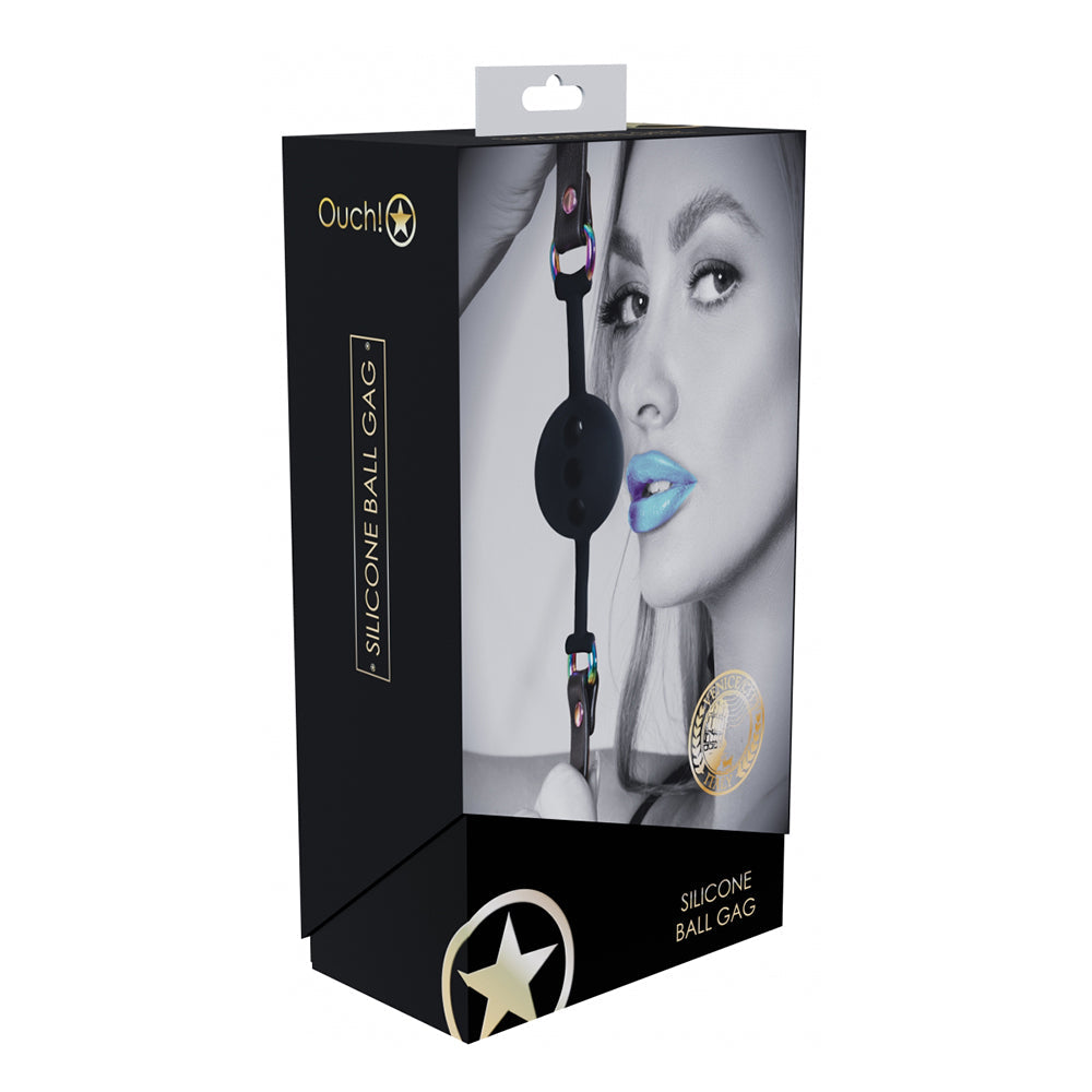 OUCH! INTERNATIONAL VENICE COLLECTION SILICONE BALL GAG