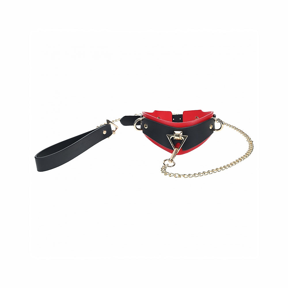 OUCH! INTERNATIONAL MILAN COLLECTION COLLAR WITH LEASH