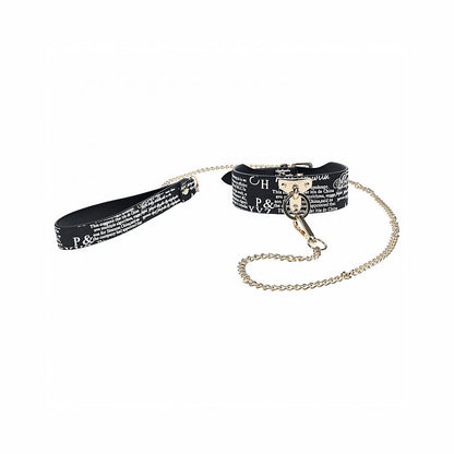 OUCH! INTERNATIONAL NEW YORK COLLECTION COLLAR WITH LEASH