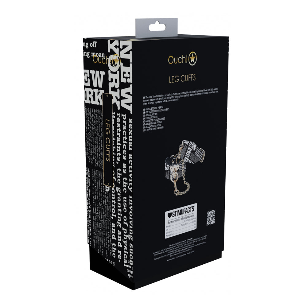 OUCH! INTERNATIONAL NEW YORK COLLECTION LEG CUFFS