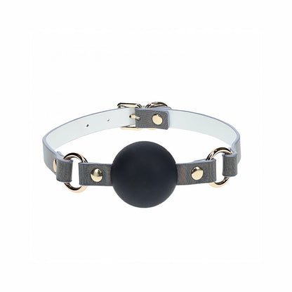 OUCH! INTERNATIONAL PARIS COLLECTION SILICONE BALL GAG BLACK