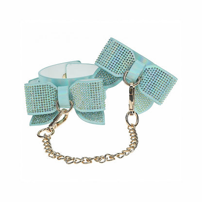 OUCH! INTERNATIONAL PARIS COLLECTION LEG CUFFS BLUE
