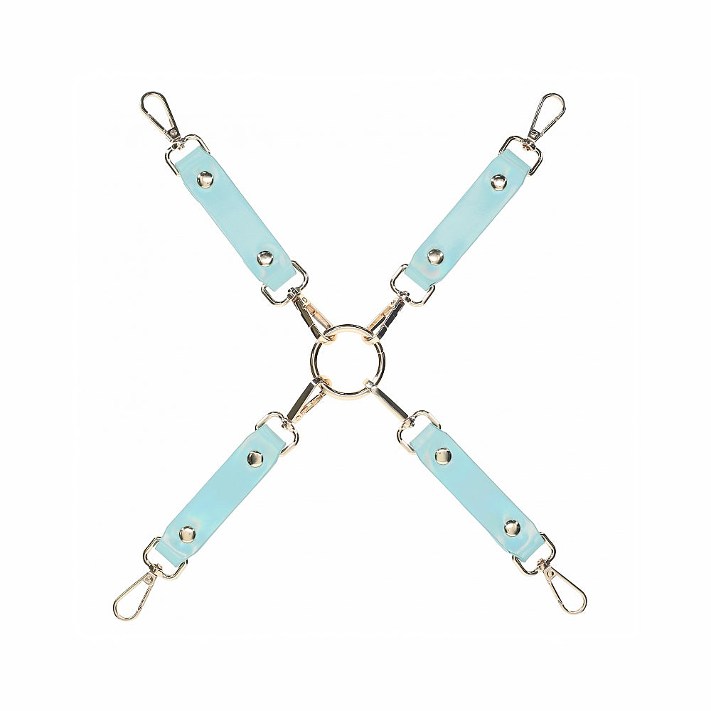 OUCH! INTERNATIONAL PARIS COLLECTION HOGTIE CONNECTORS BLUE