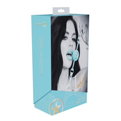 OUCH! INTERNATIONAL PARIS COLLECTION SILICONE BALL GAG BLUE
