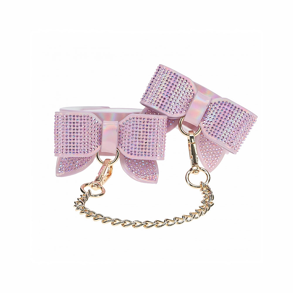 OUCH! INTERNATIONAL PARIS COLLECTION LEG CUFFS PINK