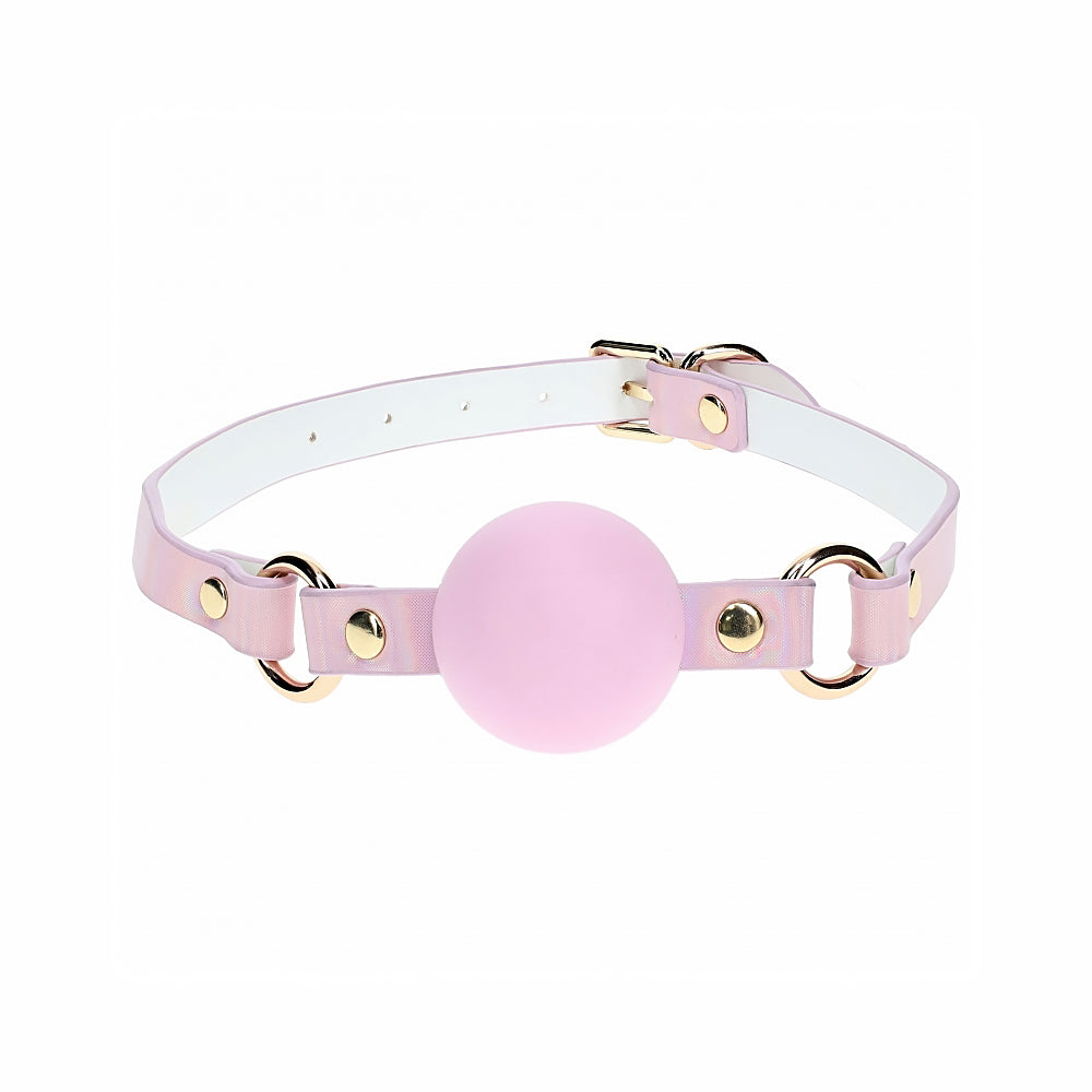 OUCH! INTERNATIONAL PARIS COLLECTION SILICONE BALL GAG PINK