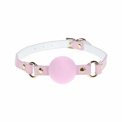 OUCH! INTERNATIONAL PARIS COLLECTION SILICONE BALL GAG PINK