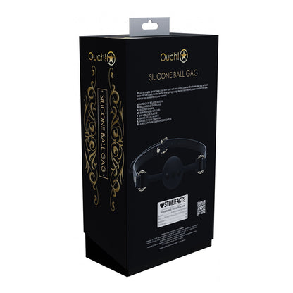 OUCH! INTERNATIONAL LONDON COLLECTION SILICONE BALL GAG