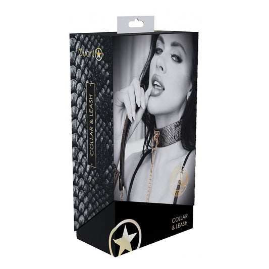 SHOTS - OUCH! INTERNATIONAL FLORENCE COLLECTION COLLAR WITH LEASH