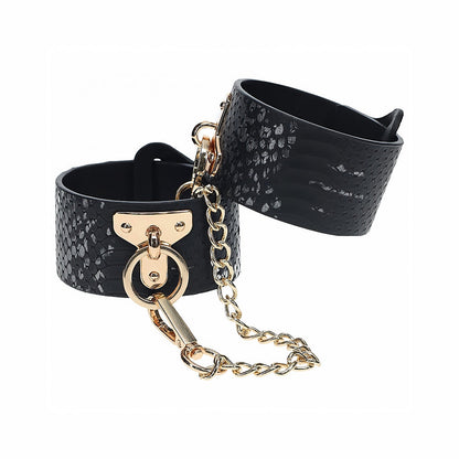 OUCH! INTERNATIONAL FLORENCE COLLECTION HANDCUFFS BLACK