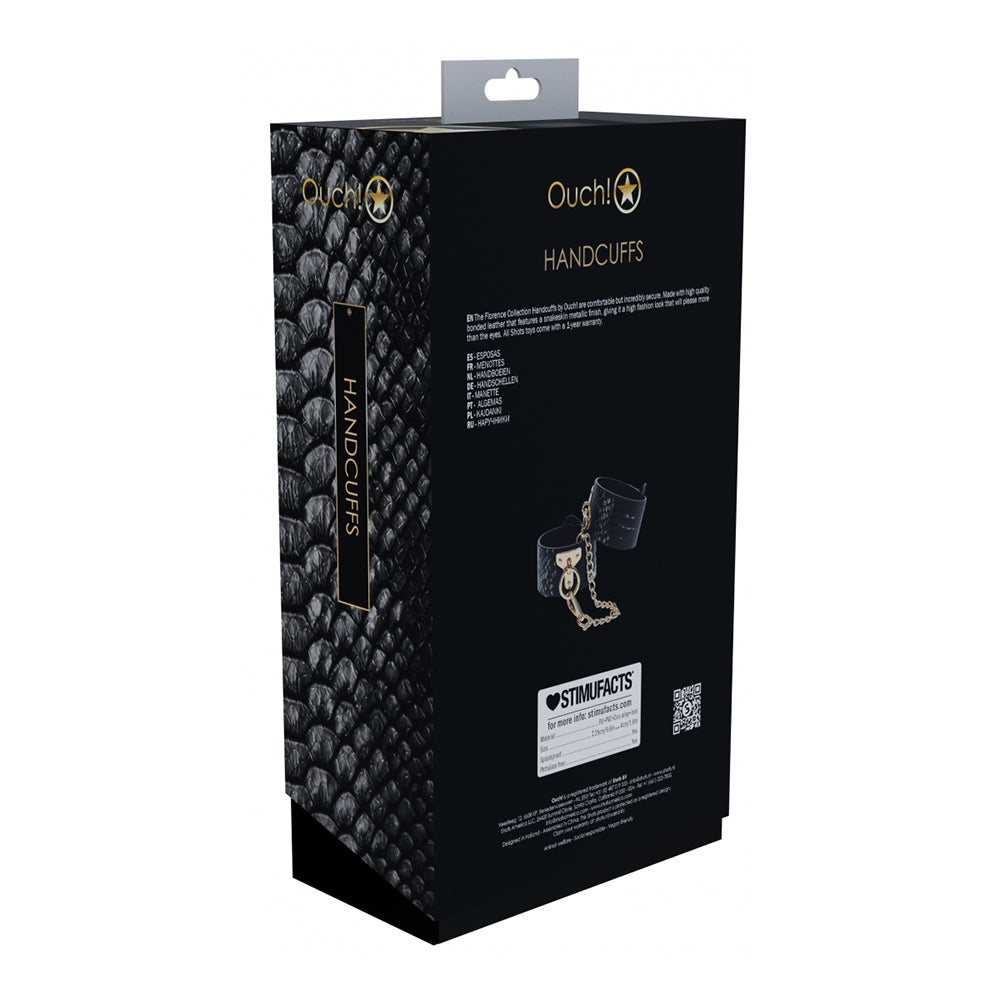 SHOTS - OUCH! INTERNATIONAL FLORENCE COLLECTION HANDCUFFS