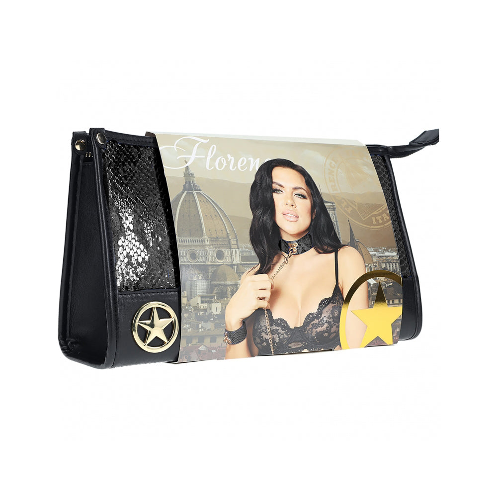 OUCH! INTERNATIONAL FLORENCE COLLECTION KIT WITH BAG BLACK