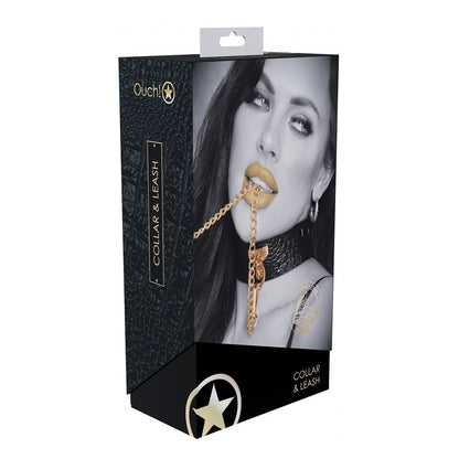 SHOTS - OUCH! INTERNATIONAL ROME COLLECTION COLLAR WITH LEASH