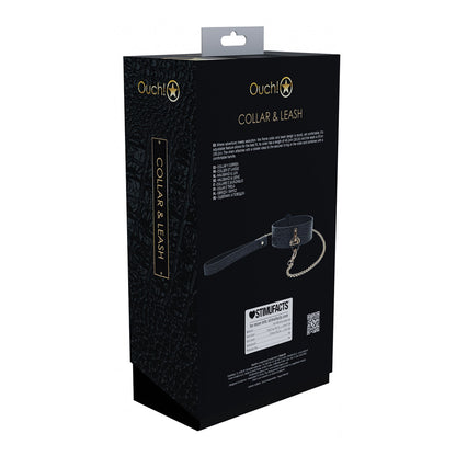 SHOTS - OUCH! INTERNATIONAL ROME COLLECTION COLLAR WITH LEASH
