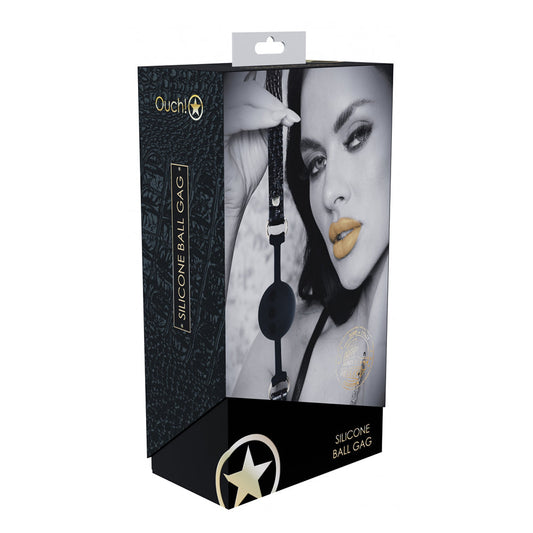 SHOTS - OUCH! INTERNATIONAL ROME COLLECTION SILICONE BALL GAG