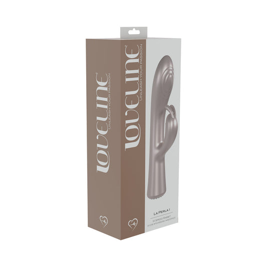 LOVELINE LA PERLA I RECHARGEABLE SILICONE RABBIT PINK