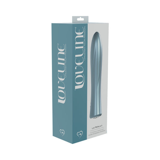 SHOTS - VIBRADOR RECARGABLE DE SILICONA LOVELINE LA PERLA II