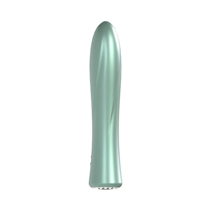 LOVELINE LA PERLA II RECHARGEABLE SILICONE VIBRATOR GREEN