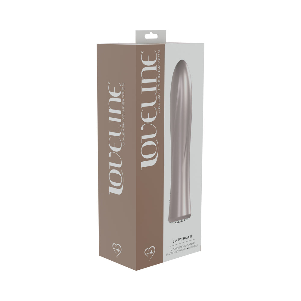 SHOTS - LOVELINE LA PERLA II RECHARGEABLE SILICONE VIBRATOR