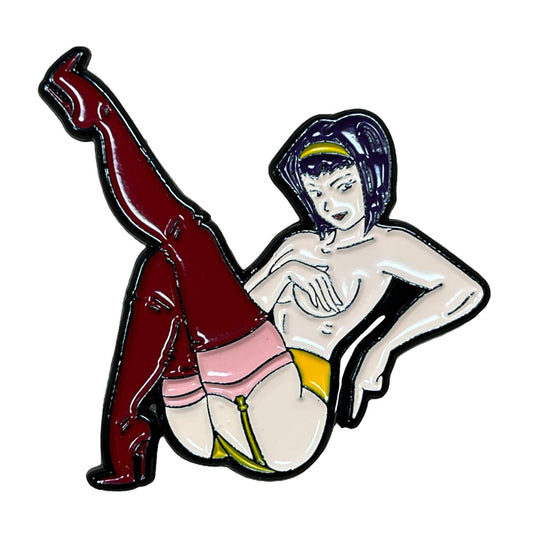 GEEKY & KINKY PHAE VAL IN TINE ENAMEL PIN