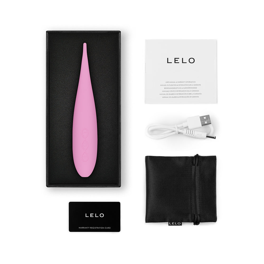 LELO DOT TRAVEL CLITORAL PINPOINT VIBRATOR PINK