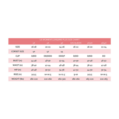 DREAMGIRL LACE AND POLKA DOT MESH BABYDOLL AND G-STRING ROSE QUARTZ 1XL