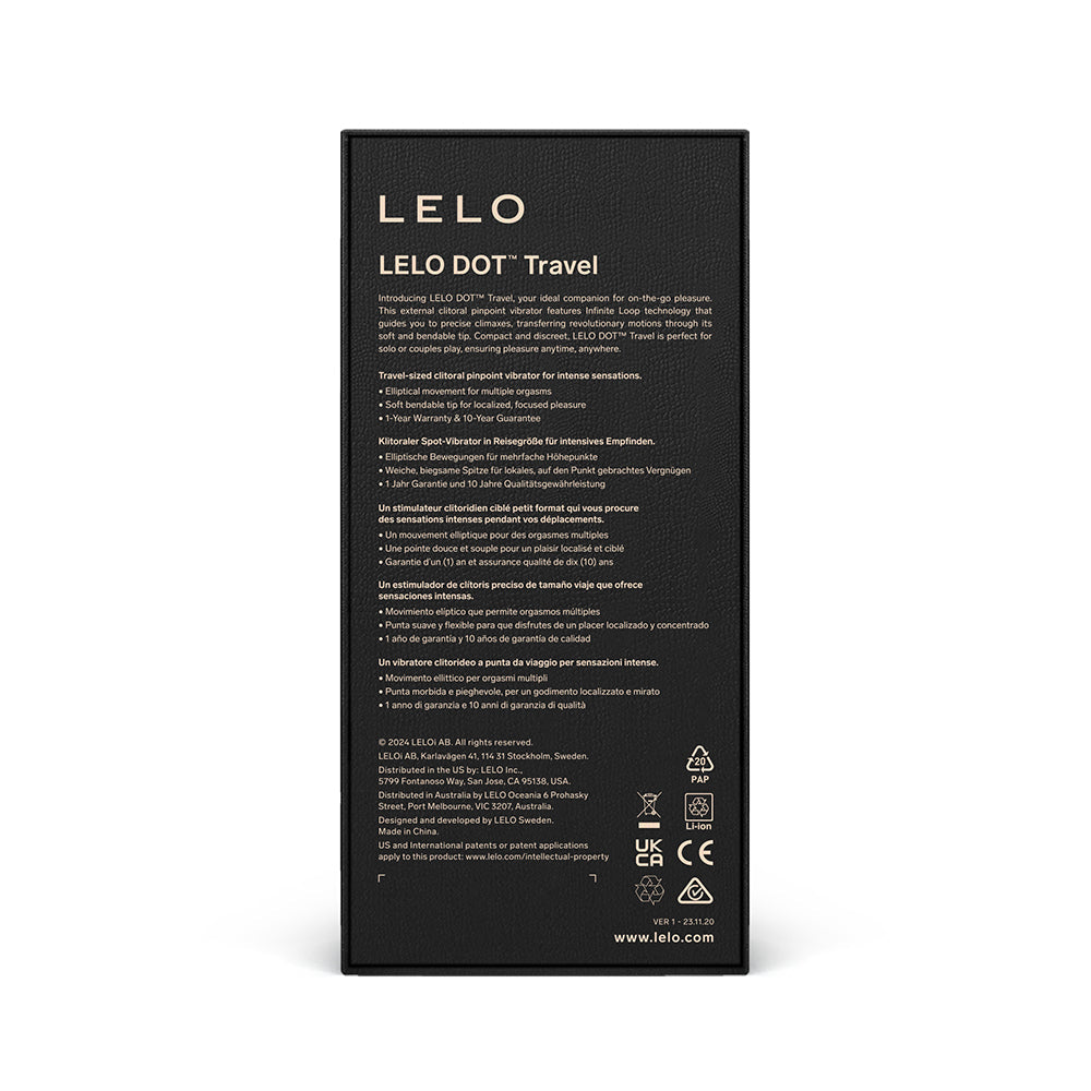 LELO - DOT VIAJERO ESTIMULADOR DE CLÍTORIS ROSADO