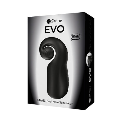 SNAIL VIBE - EVO FOR HIM MALE MASTURBATOR SLIDE NROLL BLACK