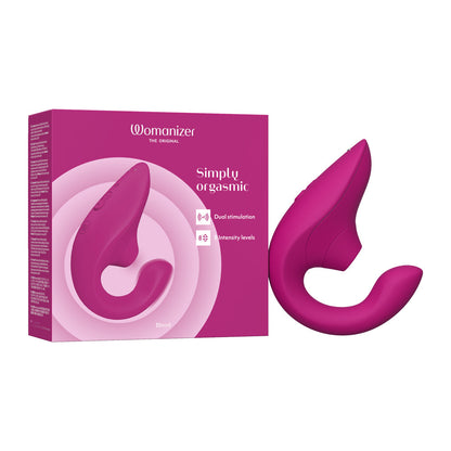 WOMANIZER - BLEND RABBIT VIBRATOR STIMULATOR VIBRANT BLUE