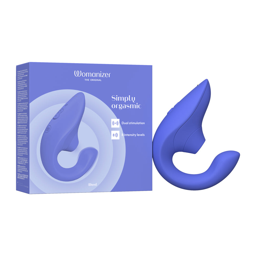 WOMANIZER - VIBRADOR RABBIT MEZCLADOR ESTIMULADOR AZUL VIVO