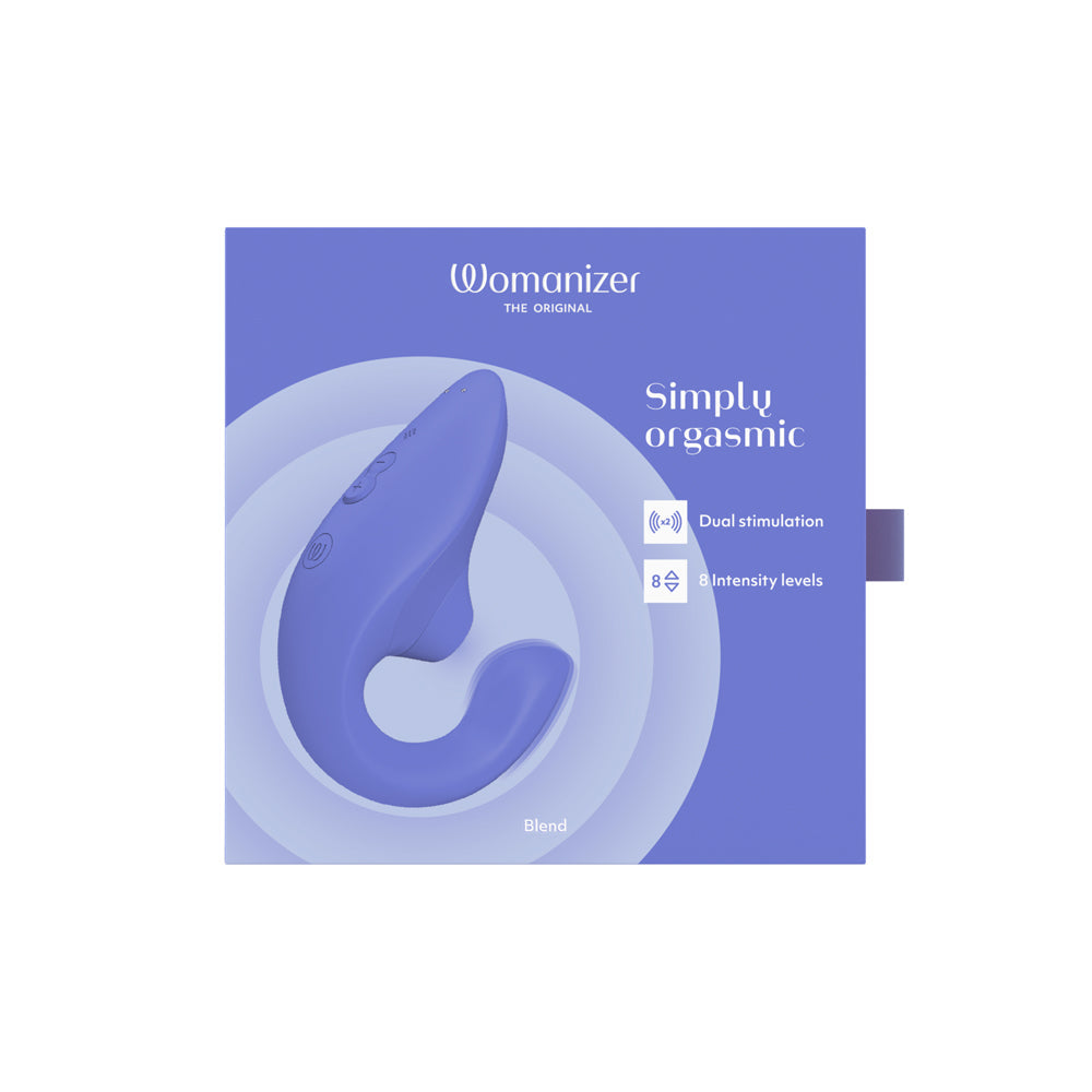 WOMANIZER - VIBRADOR RABBIT MEZCLADOR ESTIMULADOR AZUL VIVO