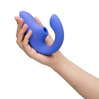 WOMANIZER - VIBRADOR RABBIT MEZCLADOR ESTIMULADOR AZUL VIVO