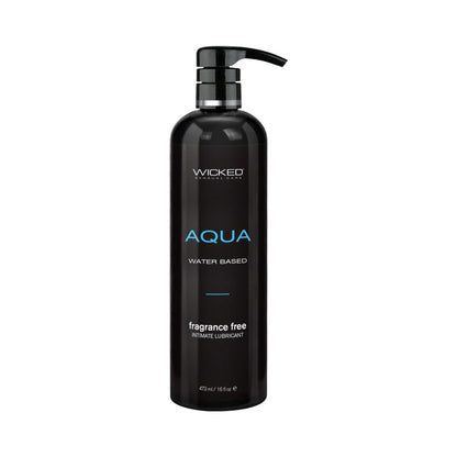 WICKED - AQUA WATER-BASED LUBRICANT 16 OZ.