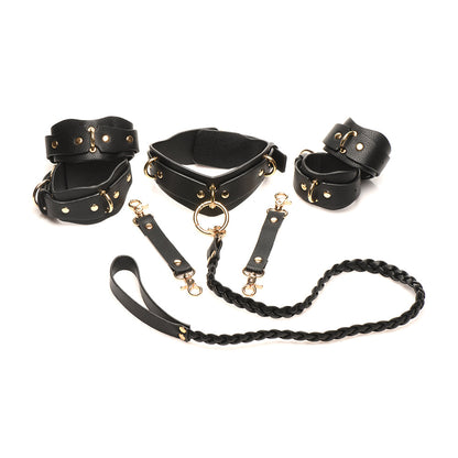 BEDROOM BLISS LOVER''S RESTRAINTS SET BLACK