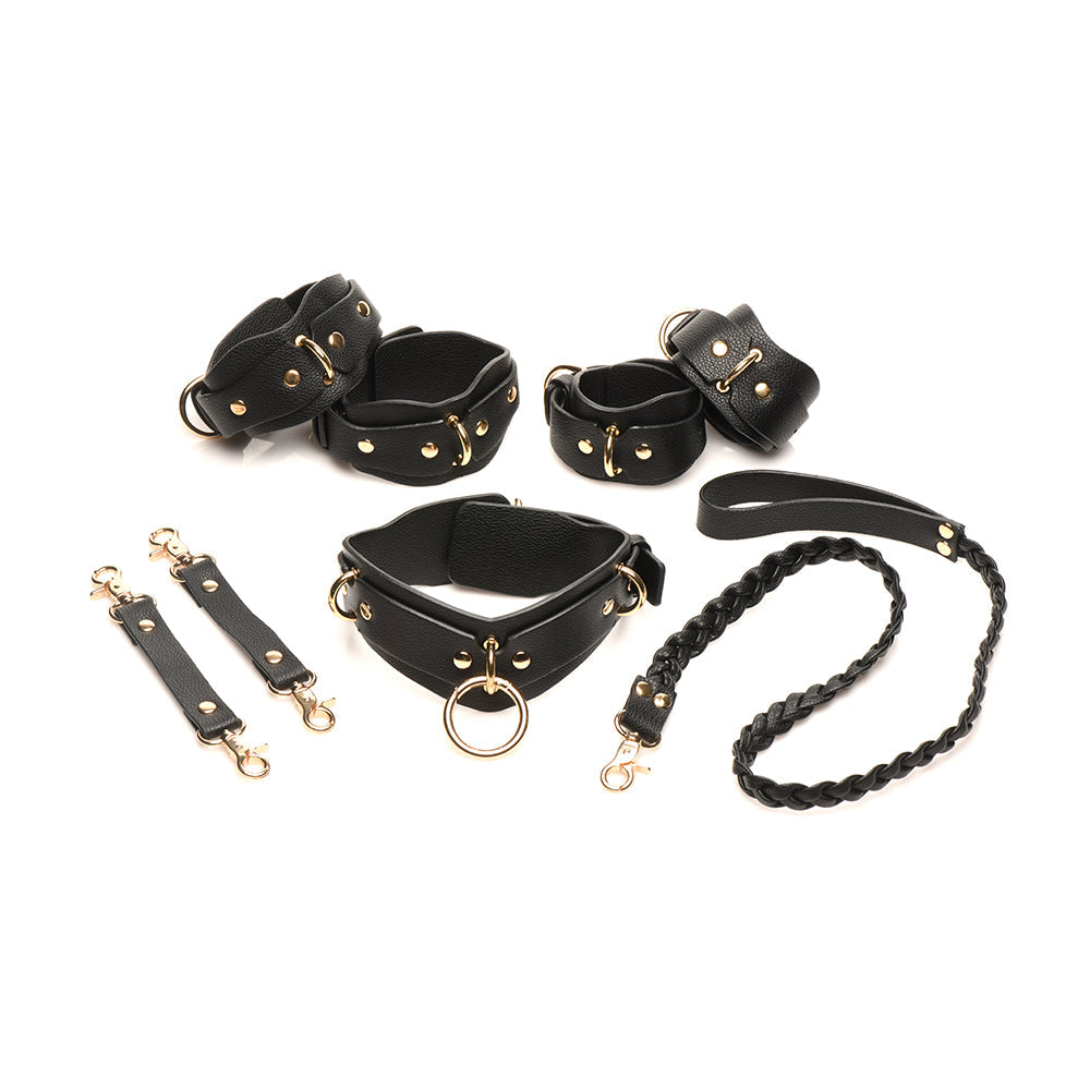 BEDROOM BLISS LOVER''S RESTRAINTS SET BLACK