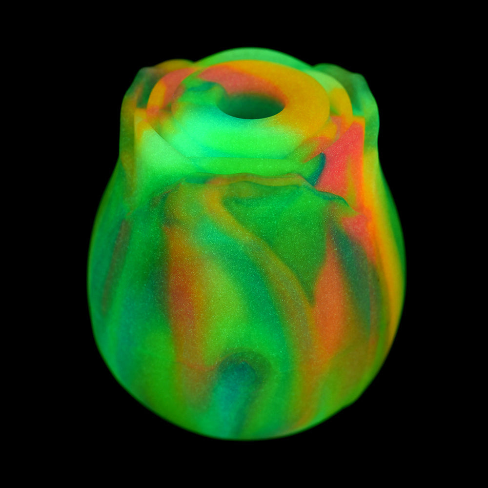 BLOOMGASM GLOW ROSE GLOW-IN-THE-DARK ROSE CLIT STIMULATOR