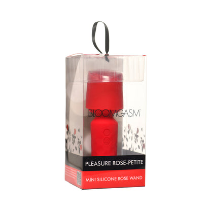 XR BRANDS - BLOOMGASM PLEASURE ROSE-PETITE MINI SILICONE ROSE WAND