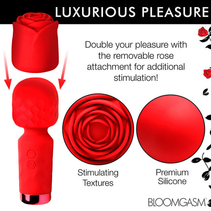 BLOOMGASM PLEASURE ROSE-PETITE MINI SILICONE ROSE WAND