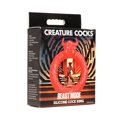 XR BRANDS - CREATURE COCKS BEAST MODE SILICONE COCK RING