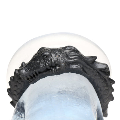CREATURE COCKS BLACK CAIMAN SILICONE COCK RING