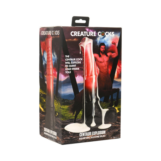CREATURE COCKS CENTAUR EXPLOSION SQUIRTING SILICONE DILDO