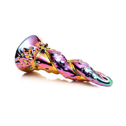 XR BRANDS - CREATURE COCKS ENCHANTRESS RAINBOW GLASS DILDO