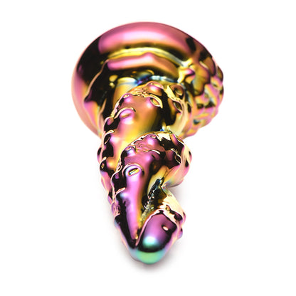 XR BRANDS - CREATURE COCKS ENCHANTRESS RAINBOW GLASS DILDO