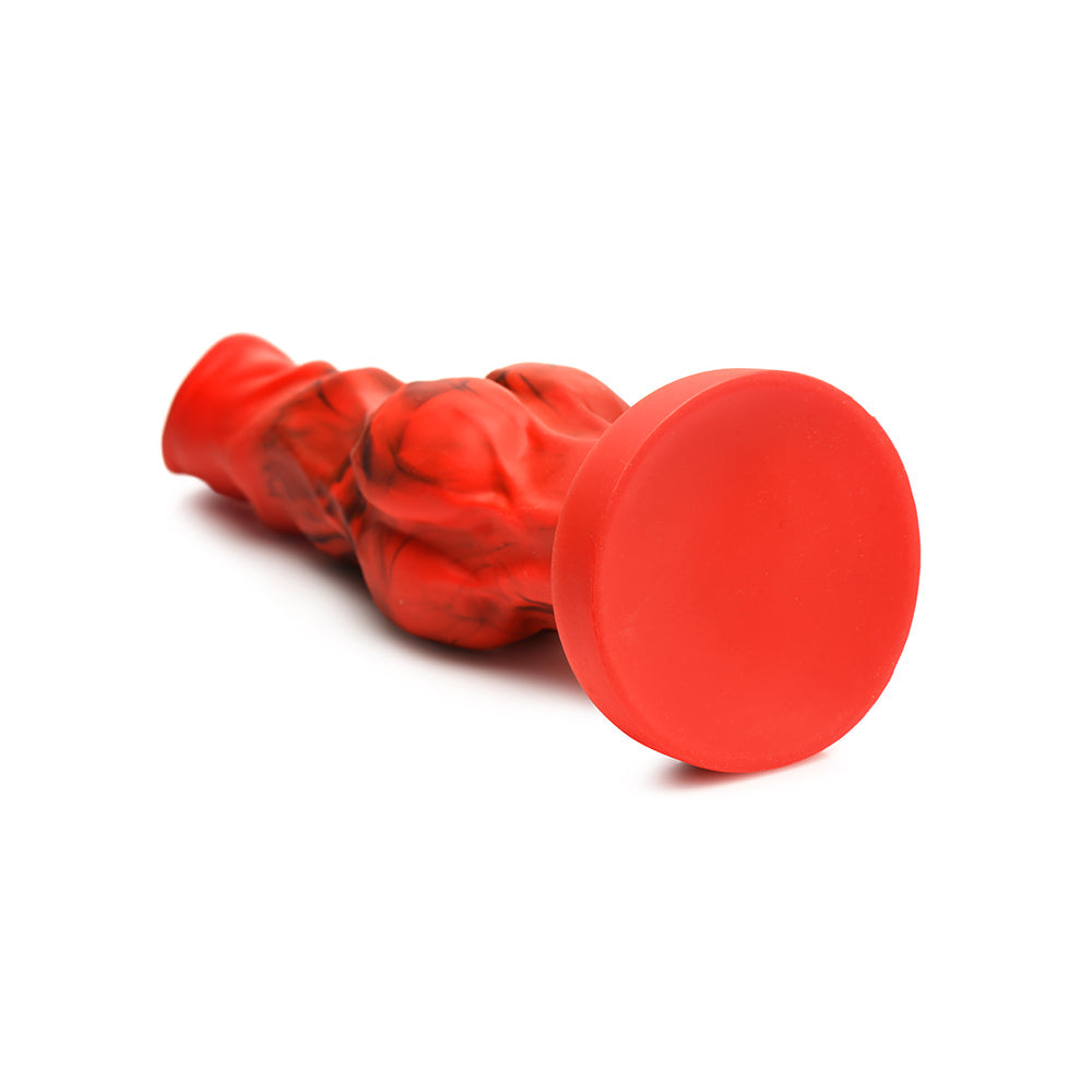 CREATURE COCKS FIRE HOUND SILICONE DILDO L