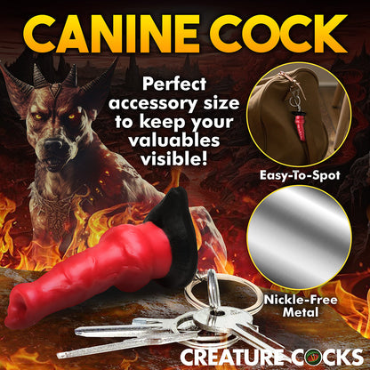 CREATURE COCKS HELL-HOUND SILICONE KEYCHAIN