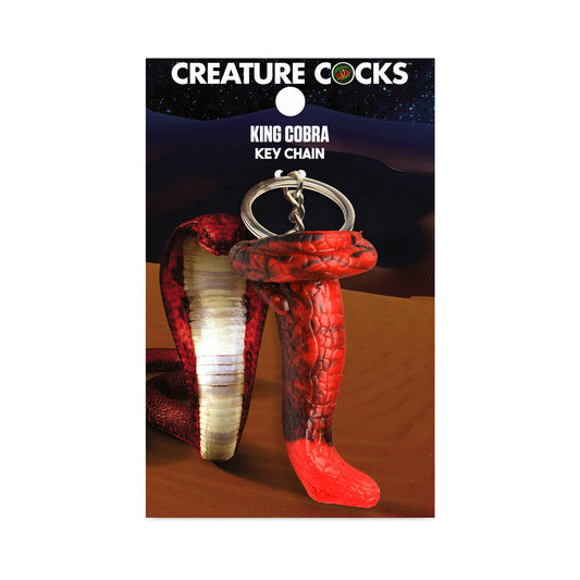 CREATURE COCKS KING COBRA SILICONE KEYCHAIN