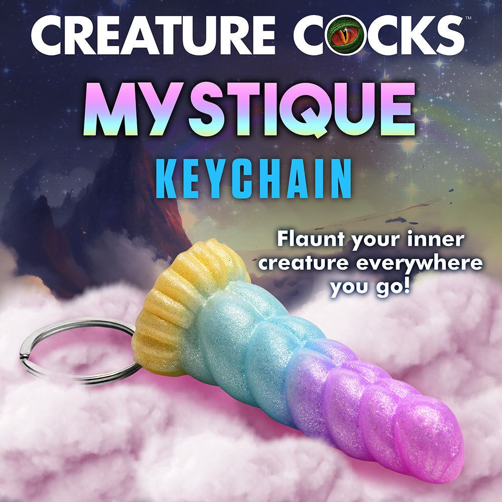 CREATURE COCKS MYSTIQUE UNICORN SILICONE KEYCHAIN